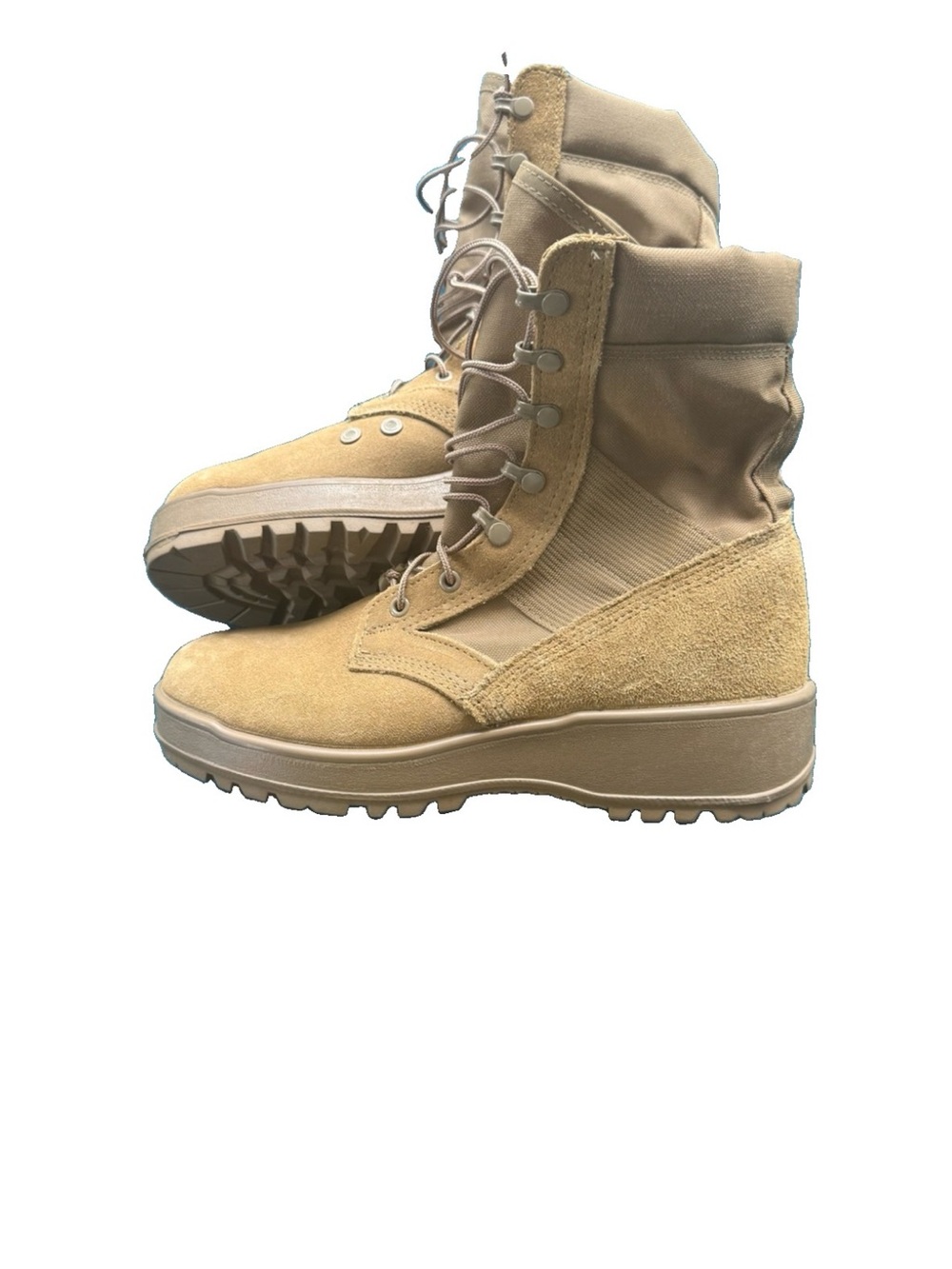 USA MADE Mens Altama Hot Weather Boots Tan Vented size 43